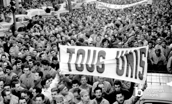 Grève des ouvriers de Renault à Boulogne Billancourt, France
