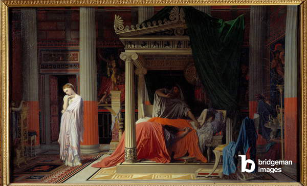 Antiochus et Stratonice peint par Jean-Auguste-Dominique Ingres