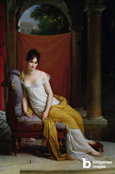 Madame Récamier (1777-1849) (huile sur toile) François Pascal Simon Gérard, (1770-1837) / Musée de la Ville de Paris, Musée Carnavalet, Paris, France / Bridgeman Images