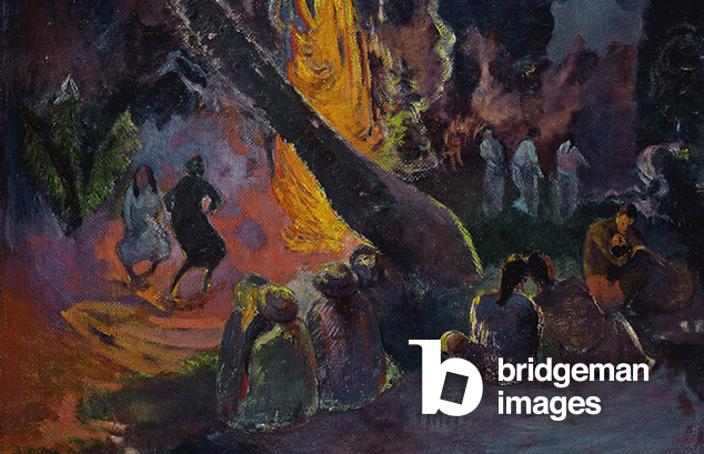 Upa Upa (La danse du feu) 1891 (huile sur toile), Paul Gauguin