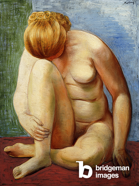 Femme Nue Assise , 1938 (huile sur toile), Moise Kisling