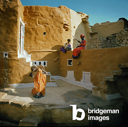 La danse des sphères. Château de Jaisalmer, Rajasthan, Inde. 1984