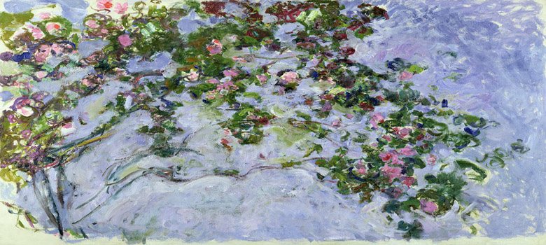 The Roses, 1925-26 (oil on canvas), Claude Monet (1840-1926)/ Bridgeman Images