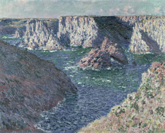 Les rochers de Belle Ile, 1886, huile sur toile, Claude Monet