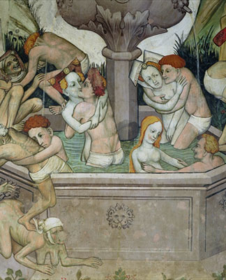 La Fontaine de Vie, detail, 1418-30, fresque, Giacomo Jaquerio