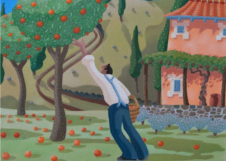 Five a Day, 2008 (oil on canvas), by Victoria Webster