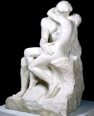 « Le Baiser ». Marbre d’Auguste Rodin, vers 1888-1898.
