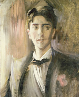 Portrait de Jean Cocteau, huile sur toile, Frederico de Madrazo