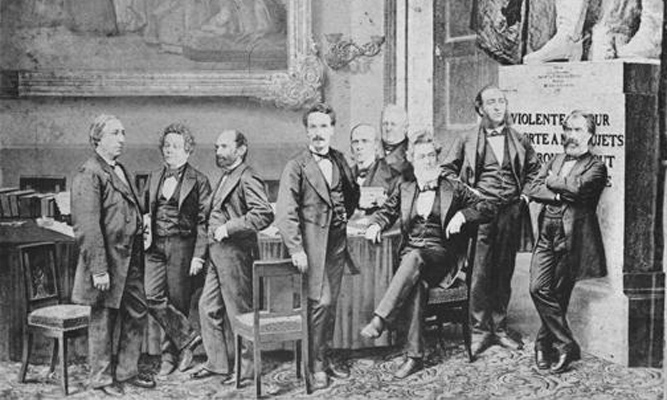 Députés de la Seine, membres du gouvernement de défense nationale le 4 Septembre 1870, photo, Eugène Appert