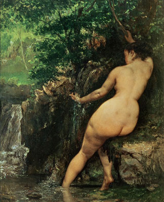 Baigneurs à la Source, 1868, Gustave Courbet