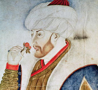 Portrait du sultan Fahtih Mehmed II -  Ecole turque, époque ottomane - 18 ème siècle - Musée du palais Topkapi, Istanbul