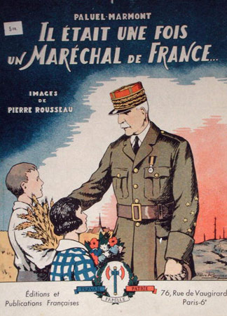 Le Maréchal Pétain, illustration de la couverture du livre 