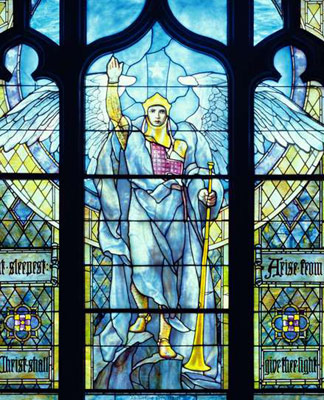 Ange de la Resurrection, 1904, Louis Comfort Tiffany