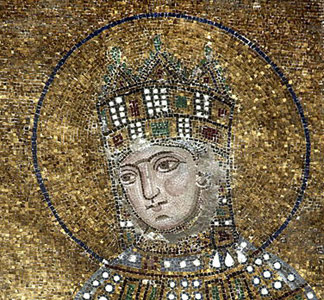 L'impératrice Zoé (c.1028-50), détail - Ecole Byzantine - 12 ème siècle - Haghia Sophia, Istanbul