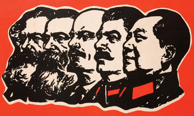 Longue vie aux invincibles marxisme, léninisme et pensées de Mao Zedong! - 1967 - Lithographie - Collection particulière