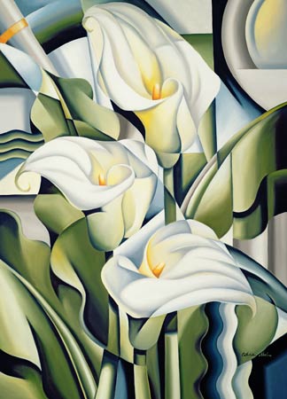 Cubist lilies, 2002 - Collection particulière