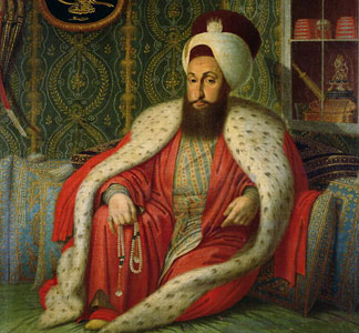 Le sultan Mahmud I de Turquie - Ecole turque - 18 ème siècle - Musée du palais Topkapi, Istanbul
