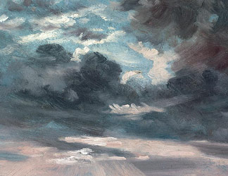 Etude de nuage, huile sur toile, John Constable
