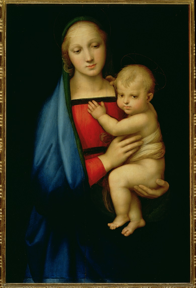 The Grand Duke's Madonna, c.1504-05 (oil on panel), Raphael (1483-1520) / Palazzo Pitti, Florence, Italy
