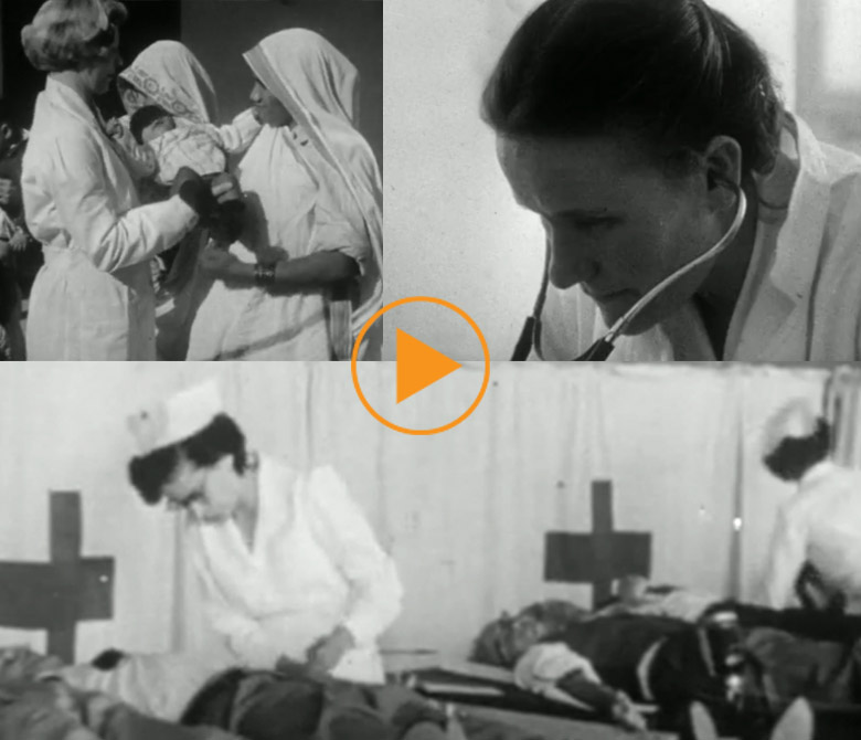 Women working in medicine and humanitarian aid / Bridgeman Footage