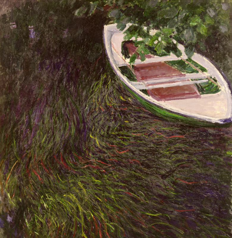 The Rowing Boat, c.1889-1890 (oil on canvas), Claude Monet (1840-1926)/ Bridgeman Images