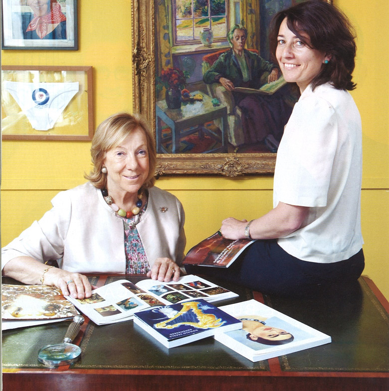 Harriet Bridgeman, CBE, founder and Chairman of Bridgeman Images, with Victoria Bridgeman, CEO, her daughter-in-law 